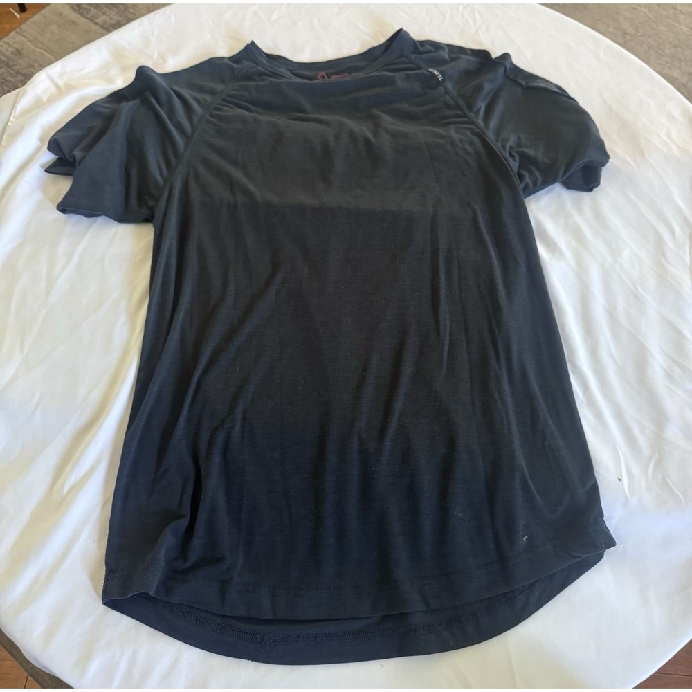 Ketl Mountain Apparel Men's  Performance Short Dark Gray Sleeve T-Shirt Size S